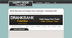 Desktop Screenshot of drinkspecialscolumbus.com
